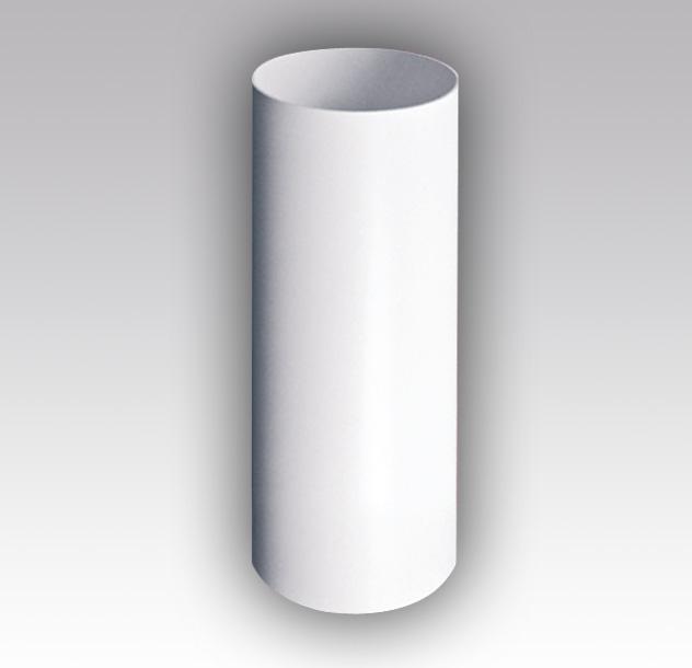 Воздуховод круглый ПВХ D125, L=0,5м (индивидуальная упаковка)