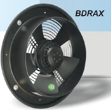 Осевой вентилятор BDRAX 200 2K 1350 м3